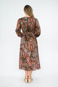 Fria The Label Batik Floral Midi Dress