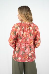 Fria The Label Mono Floral Blouse