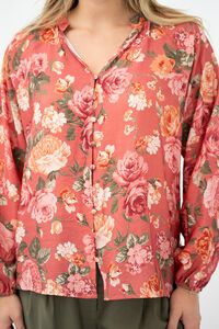 Fria The Label Mono Floral Blouse