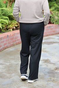 White On Black Wide Leg Pant