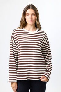 Stella + Gemma Drop Shoulder Stripe Tee