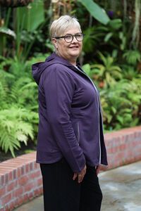 White On Black Short Zip Jacket