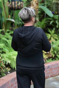 White On Black Short Zip Jacket