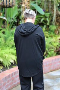 White On Black Oversized Jacket