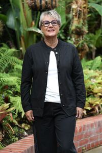 White On Black Cotton Jacket