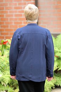 White On Black Cotton Jacket