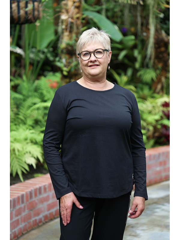 White On Black Must Have Long Sleeve Top