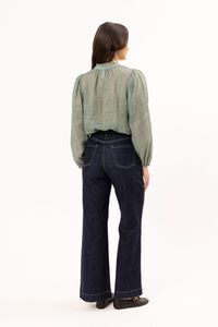 Leila + Luca Seafoam Romance Blouse