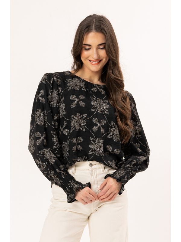 Leila + Luca Pointelle Union Top