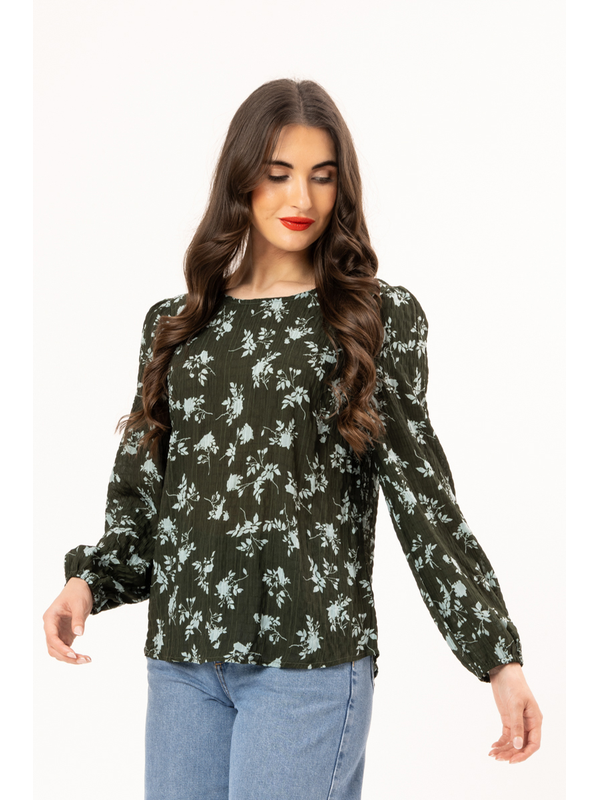 Seeking Lola Forest Shadow Gratitude Top