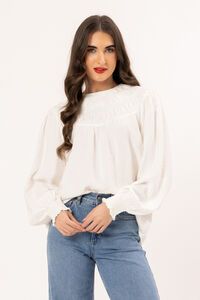 Seeking Lola Soft White Devotion Top
