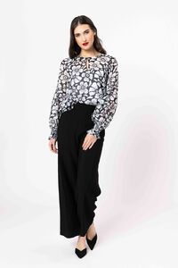 Seeking Lola Mono Floral Vienna Blouse