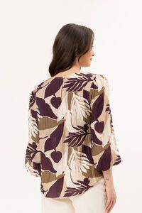 Seeking Lola Royal Plum Brilliance Blouse