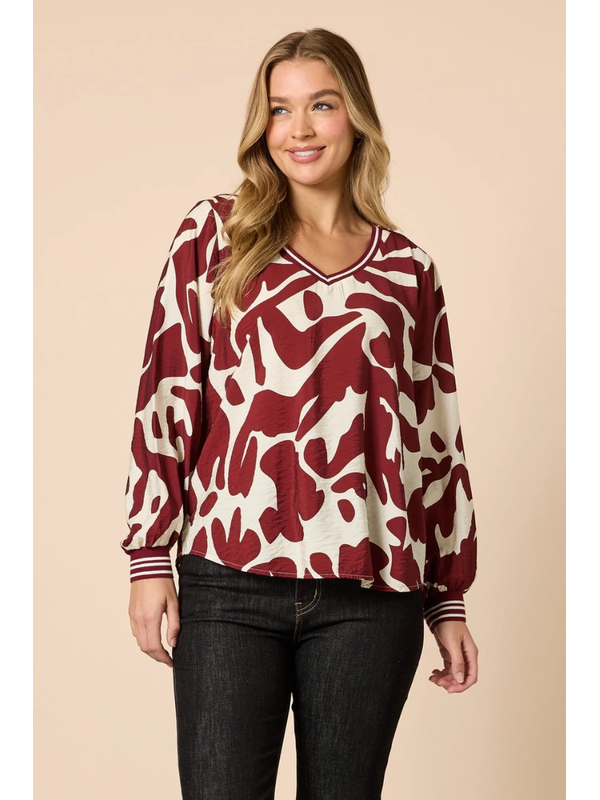 Threadz Aspen Print Top