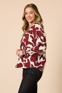 Threadz Aspen Print Top