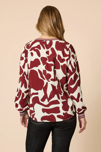 Threadz Aspen Print Top