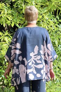 La Strada Floral Kaftan Top