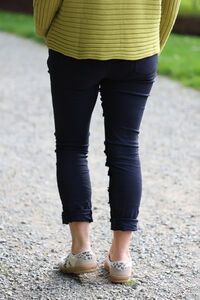 La Strada Flower Stretch Pant