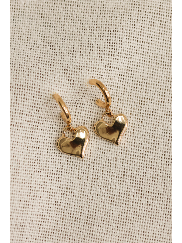 She Jewellery Heart Drop Earrings