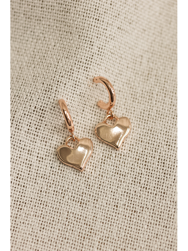 She Jewellery Heart Drop Earrings