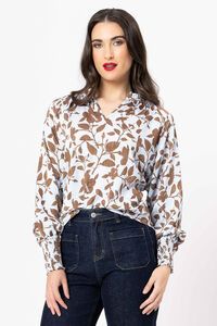 Leila + Luca Walnut Bloom Clara Blouse