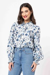 Seeking Lola Sapphire Garden Best Dressed Shirt