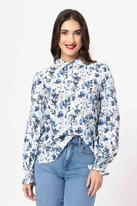 Seeking Lola Sapphire Garden Best Dressed Shirt
