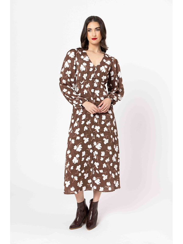 Seeking Lola Truffle Serenity Dress