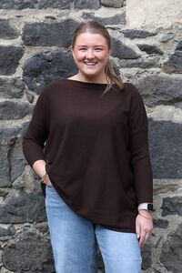 Fria The Label Center Back Rib Box Jumper