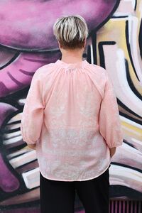 Fria The Label Placement Print Blouse