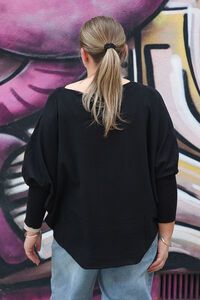 Fria The Label Curved Hem Box Jumper