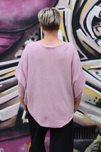 Fria The Label Curved Hem Box Jumper