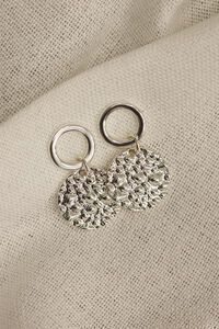 She Jewellery Hammered Disc Earrings