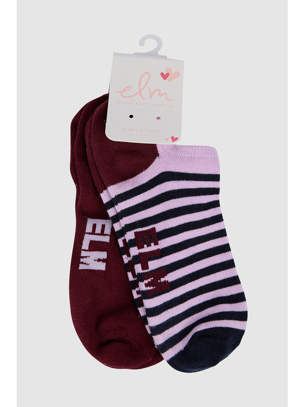 Elm Harmony No Show Sock