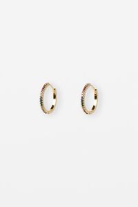 Stella + Gemma Hoop with Crystal Earring