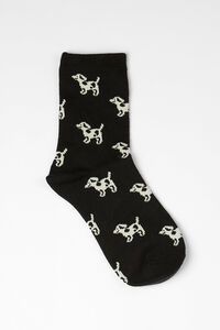 Stella + Gemma Dog Print Socks