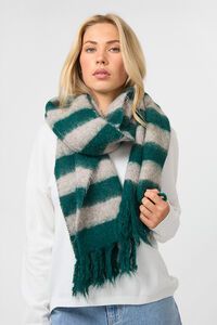 Stella + Gemma Stripe with Tassels Scarf