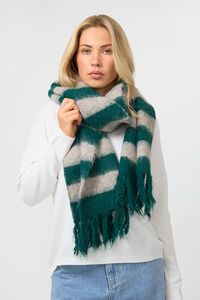 Stella + Gemma Stripe with Tassels Scarf