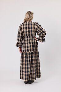 Libertine Black Camel Plaid Wyatt Dress