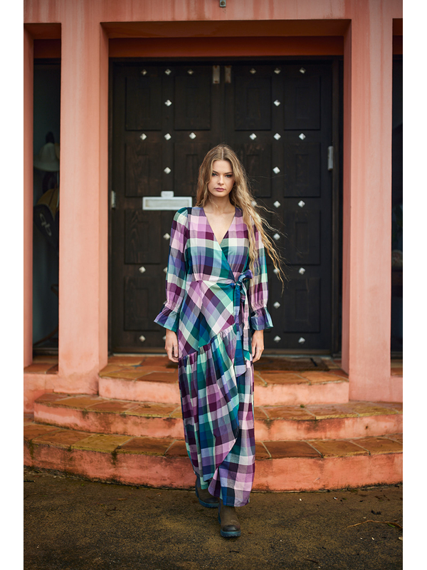 Libertine Teal Plum Wyatt Dress