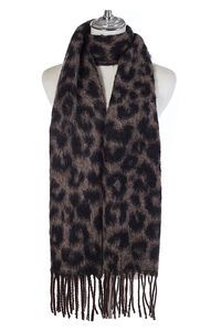 Ivys Leopard Winter Scarf