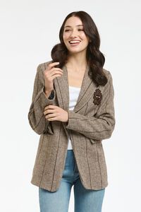 Urban Luxury Herrinbone Blazer