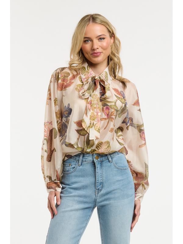 Urban Luxury Bow Neck Blouse