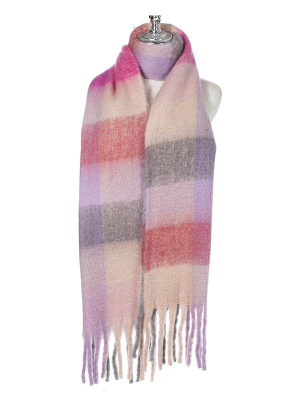 Ivys Pastel Check Scarf