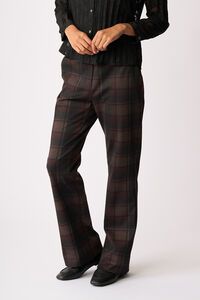 Esplanade Faux Front Check Trouser