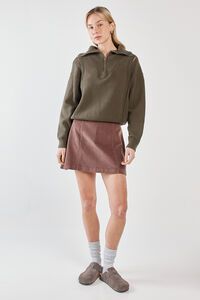 Sass Esti Pointelle Zip Up Knit