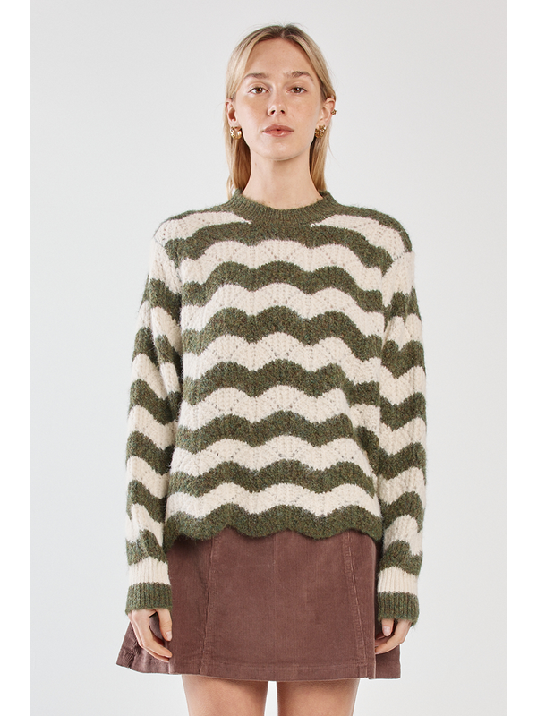 Sass Nikkita Wavy Stripe Knit
