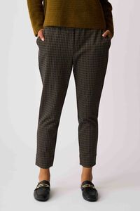 Esplanade Check Adjustable Cuff Trousers