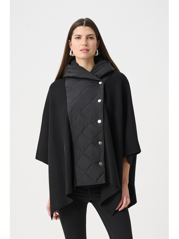 Joseph Ribkoff Hooded Quilted Coat