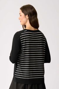 Foil Ace Of The Heart Stripe Cuff Top
